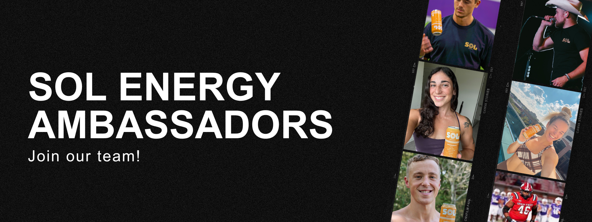 Become an Ambassador for the Healthiest Energy Drink - Sol Energy